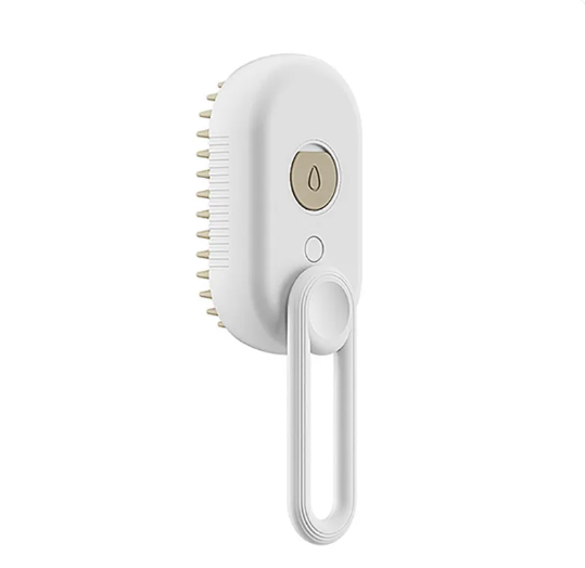 PawVault 3-in-1 Steam Grooming Brush — Self-Cleaning Brush for Dogs & Cats